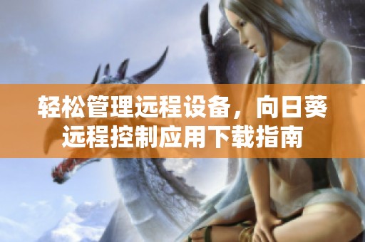 轻松管理远程设备，向日葵远程控制应用下载指南