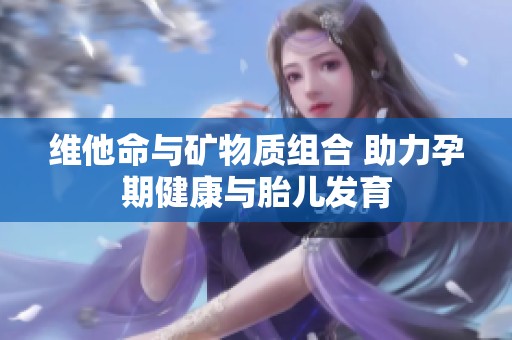 维他命与矿物质组合 助力孕期健康与胎儿发育