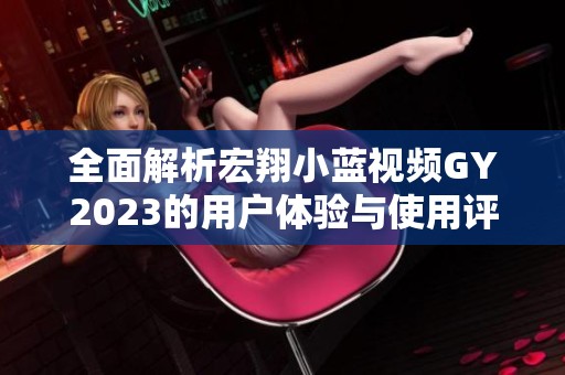 全面解析宏翔小蓝视频GY2023的用户体验与使用评价