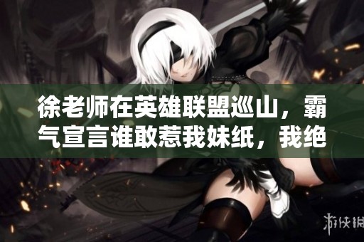 徐老师在英雄联盟巡山，霸气宣言谁敢惹我妹纸，我绝不轻饶你