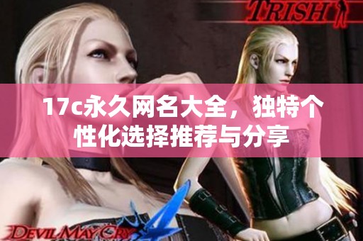 17c永久网名大全，独特个性化选择推荐与分享
