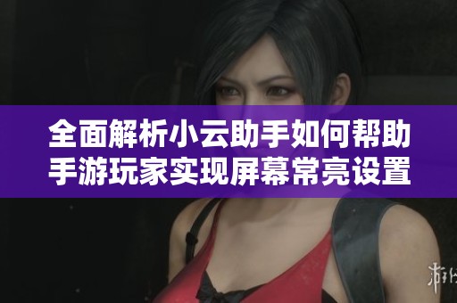 全面解析小云助手如何帮助手游玩家实现屏幕常亮设置的实用攻略