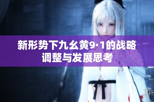 新形势下九幺黄9·1的战略调整与发展思考