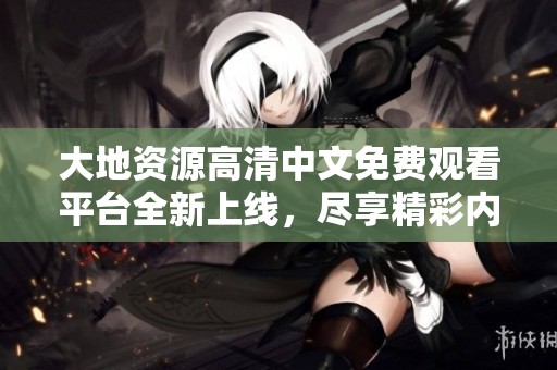 大地资源高清中文免费观看平台全新上线，尽享精彩内容