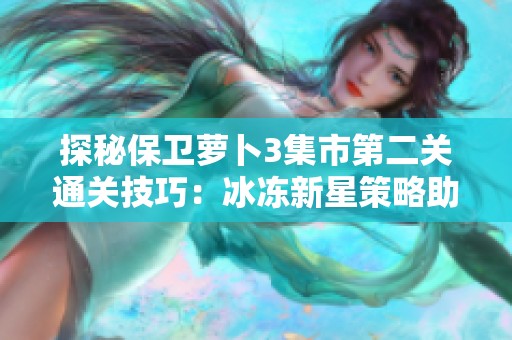 探秘保卫萝卜3集市第二关通关技巧：冰冻新星策略助你轻松斩获胜利
