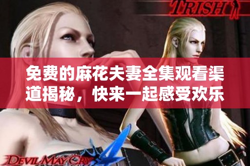免费的麻花夫妻全集观看渠道揭秘，快来一起感受欢乐吧！