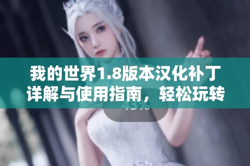 我的世界1.8版本汉化补丁详解与使用指南，轻松玩转游戏界面与文本