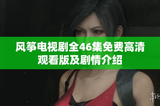 风筝电视剧全46集免费高清观看版及剧情介绍