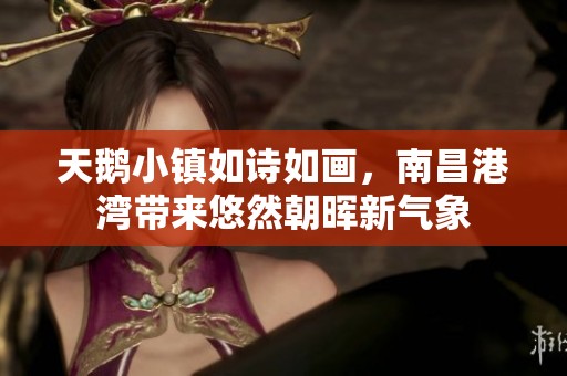天鹅小镇如诗如画，南昌港湾带来悠然朝晖新气象