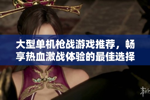 大型单机枪战游戏推荐，畅享热血激战体验的最佳选择