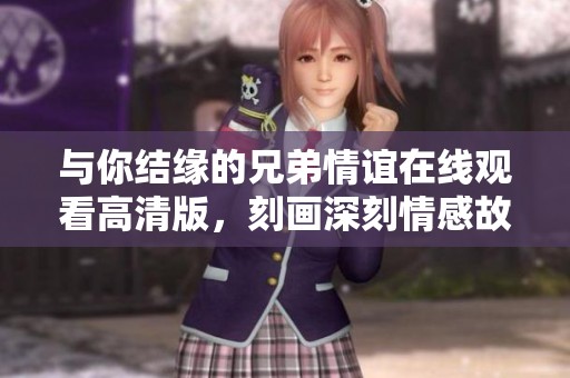 与你结缘的兄弟情谊在线观看高清版，刻画深刻情感故事
