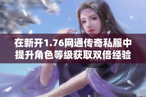在新开1.76网通传奇私服中提升角色等级获取双倍经验的有效方法