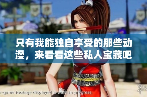 只有我能独自享受的那些动漫，来看看这些私人宝藏吧