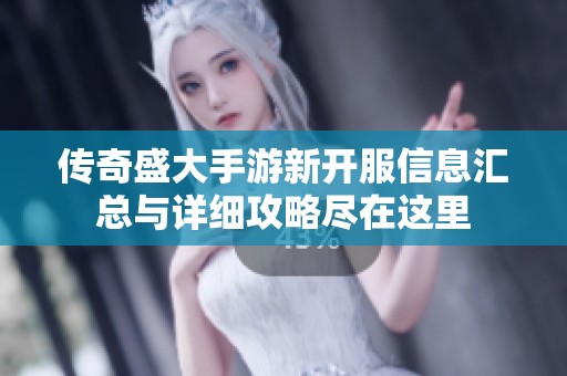 传奇盛大手游新开服信息汇总与详细攻略尽在这里