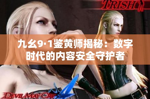 九幺9·1鉴黄师揭秘：数字时代的内容安全守护者