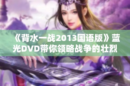 《背水一战2013国语版》蓝光DVD带你领略战争的壮烈与感动