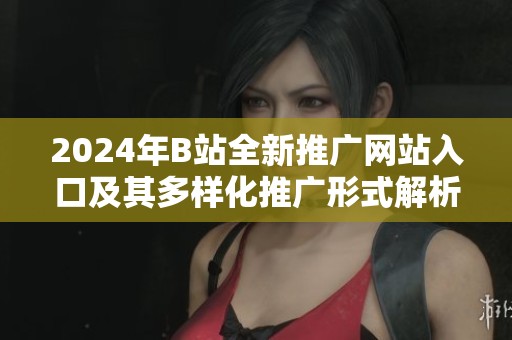 2024年B站全新推广网站入口及其多样化推广形式解析