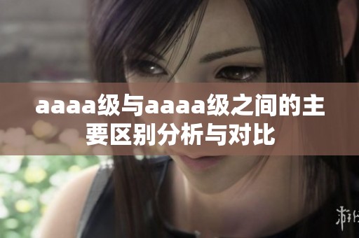 aaaa级与aaaa级之间的主要区别分析与对比