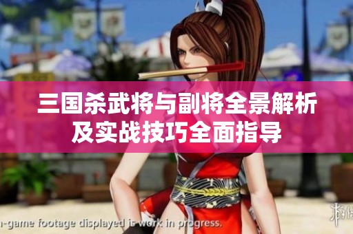 三国杀武将与副将全景解析及实战技巧全面指导