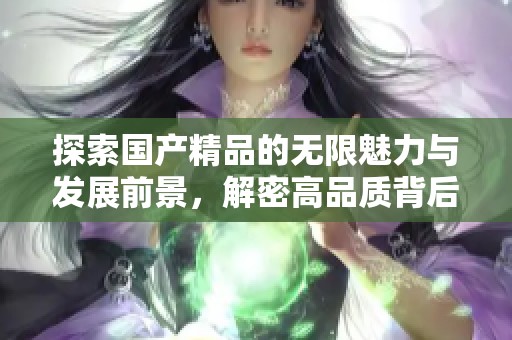 探索国产精品的无限魅力与发展前景，解密高品质背后的故事