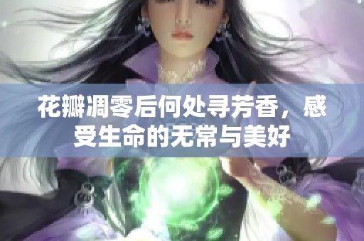 花瓣凋零后何处寻芳香，感受生命的无常与美好