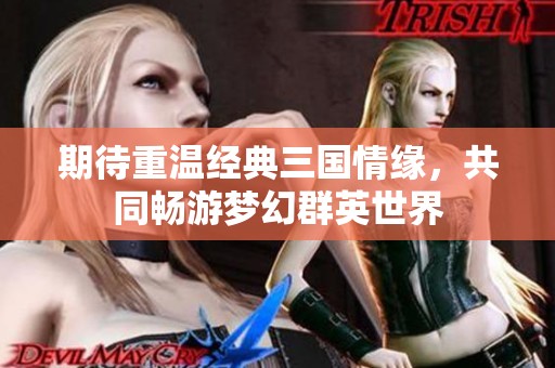 期待重温经典三国情缘，共同畅游梦幻群英世界