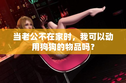 当老公不在家时，我可以动用狗狗的物品吗？