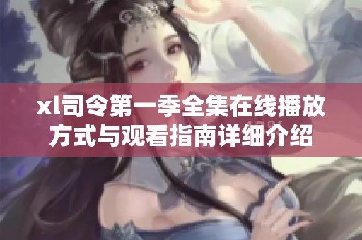 xl司令第一季全集在线播放方式与观看指南详细介绍