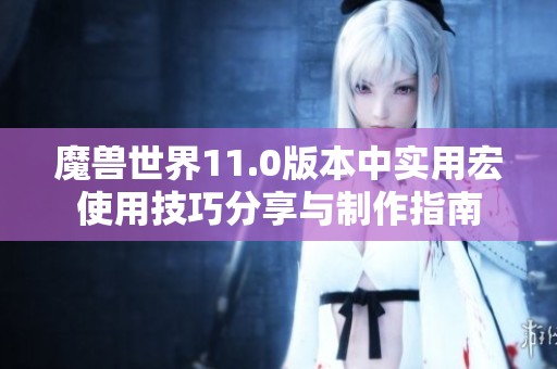 魔兽世界11.0版本中实用宏使用技巧分享与制作指南