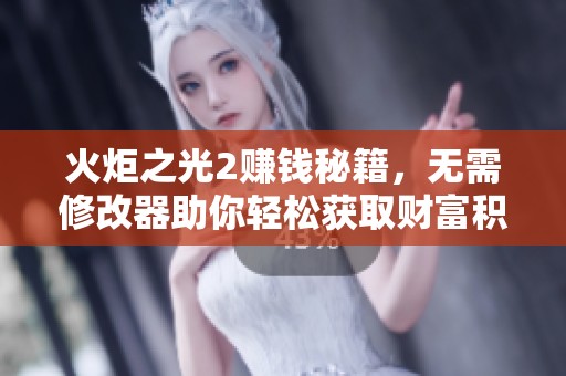火炬之光2赚钱秘籍，无需修改器助你轻松获取财富积累办法