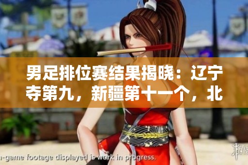 男足排位赛结果揭晓：辽宁夺第九，新疆第十一个，北京名列第十三位