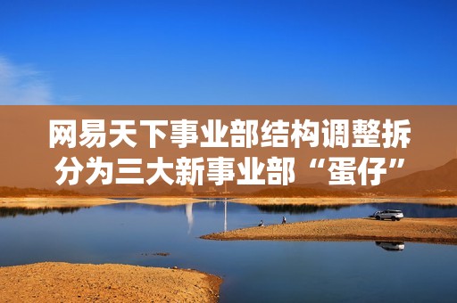 网易天下事业部结构调整拆分为三大新事业部“蛋仔”“荒野”获得独立发展机会