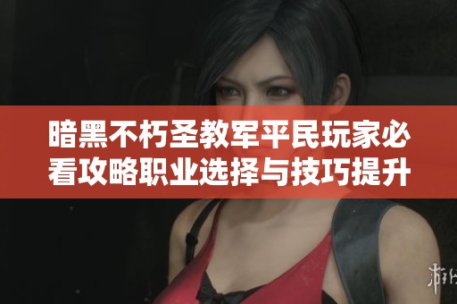 暗黑不朽圣教军平民玩家必看攻略职业选择与技巧提升全面解析
