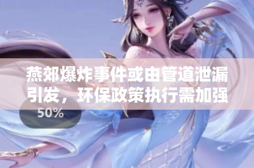 燕郊爆炸事件或由管道泄漏引发，环保政策执行需加强落实