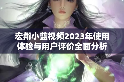 宏翔小蓝视频2023年使用体验与用户评价全面分析