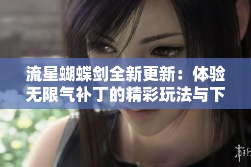 流星蝴蝶剑全新更新：体验无限气补丁的精彩玩法与下载指南
