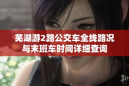 芜湖游2路公交车全线路况与末班车时间详细查询