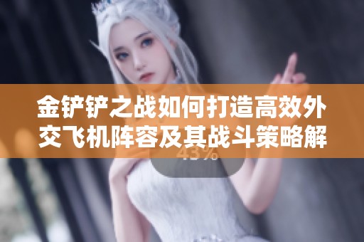 金铲铲之战如何打造高效外交飞机阵容及其战斗策略解析