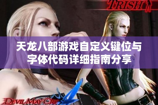 天龙八部游戏自定义键位与字体代码详细指南分享