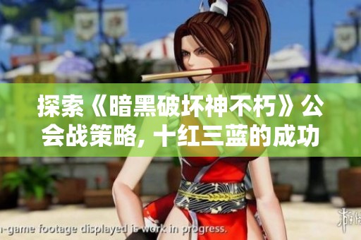 探索《暗黑破坏神不朽》公会战策略, 十红三蓝的成功秘诀分析