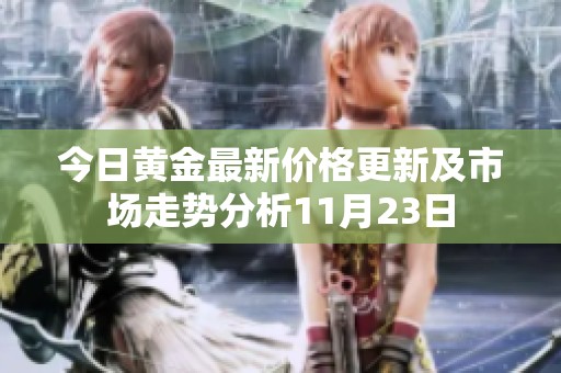 今日黄金最新价格更新及市场走势分析11月23日