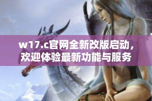 w17.c官网全新改版启动，欢迎体验最新功能与服务