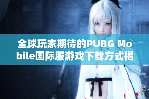 全球玩家期待的PUBG Mobile国际服游戏下载方式揭秘