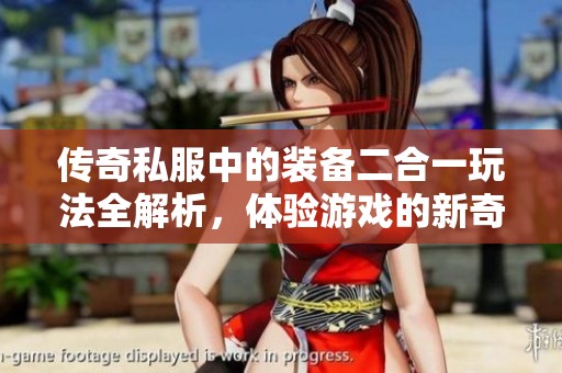传奇私服中的装备二合一玩法全解析，体验游戏的新奇乐趣