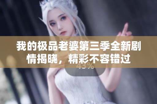 我的极品老婆第三季全新剧情揭晓，精彩不容错过