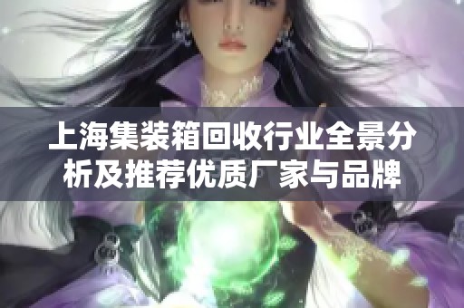 上海集装箱回收行业全景分析及推荐优质厂家与品牌