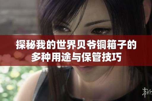 探秘我的世界贝爷铜箱子的多种用途与保管技巧