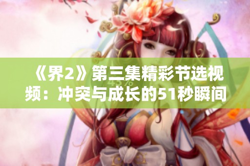 《界2》第三集精彩节选视频：冲突与成长的51秒瞬间