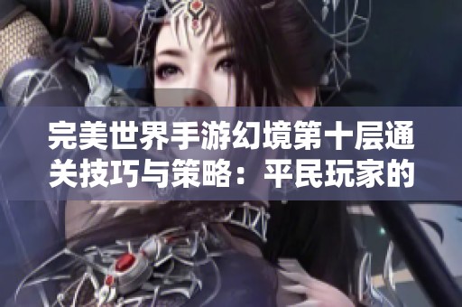 完美世界手游幻境第十层通关技巧与策略：平民玩家的高效过关指南