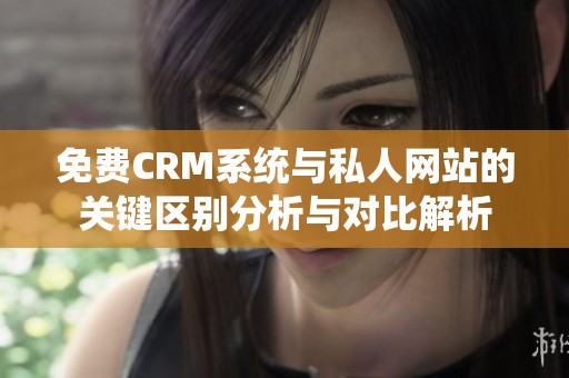 免费CRM系统与私人网站的关键区别分析与对比解析